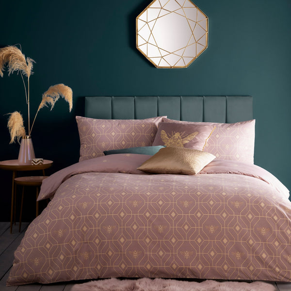 Bee Deco Db Duvet Set Blush - Canwell Interiors Limited - Riva