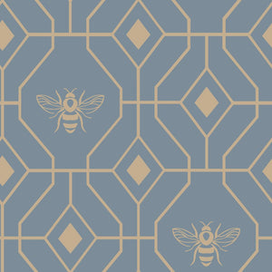Bee Deco Double Duvet Set French Blue - XShowhome Limited - Riva
