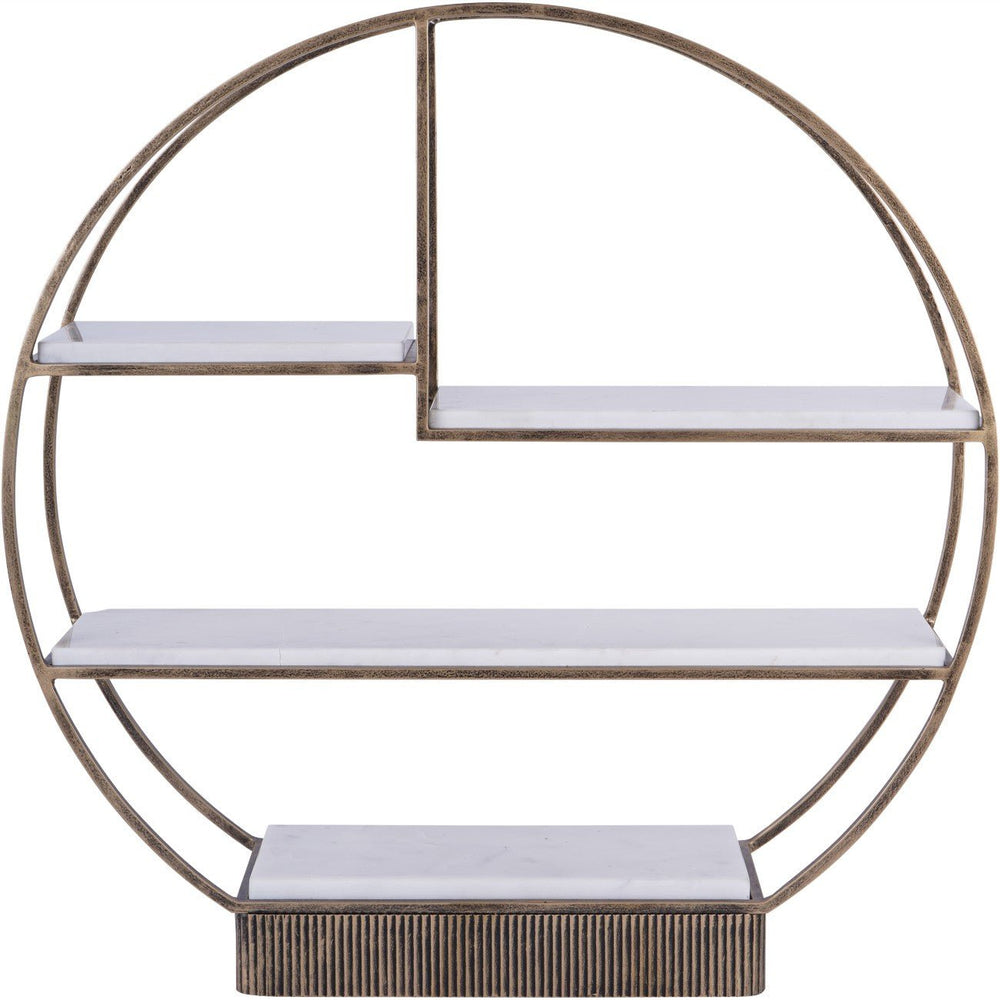 Belvedere Aged Gold Multi Tier Stand Large - XShowhome Limited - Libra