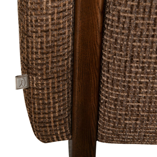 Bench Winslov Brown Blockweave Fire Retardant - XShowhome Limited - Richmond