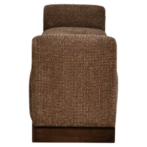 Bench Winslov Brown Blockweave Fire Retardant - XShowhome Limited - Richmond