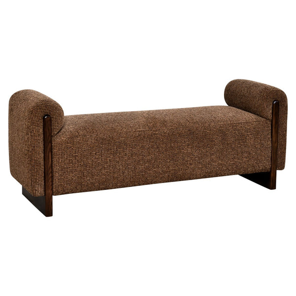 Bench Winslov Brown Blockweave Fire Retardant - XShowhome Limited - Richmond