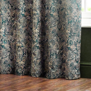 Bengal 167x137 Eyelet Curtains Wedgewood - Canwell Interiors Limited - Riva