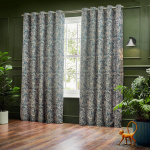 Bengal 167x137 Eyelet Curtains Wedgewood - Canwell Interiors Limited - Riva