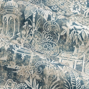 Bengal 228x182 Eyelet Curtains Wedgewood - Canwell Interiors Limited - Riva