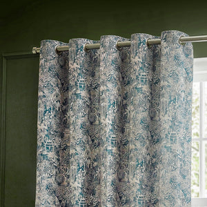 Bengal 228x182 Eyelet Curtains Wedgewood - Canwell Interiors Limited - Riva