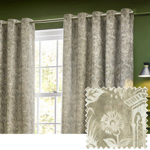 Bengal 228x228 Eyelet Curtains Linen - Canwell Interiors Limited - Riva
