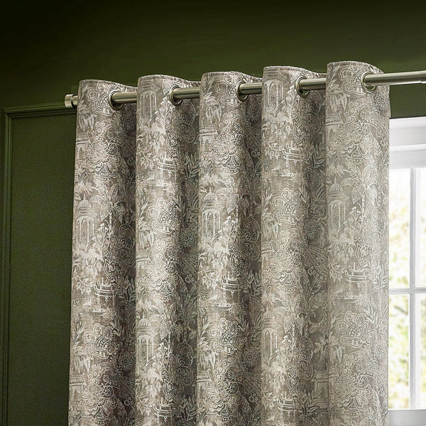 Bengal 228x228 Eyelet Curtains Linen - Canwell Interiors Limited - Riva