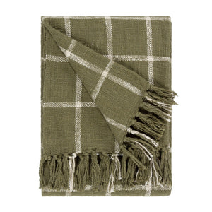 Beni 130x180 Throw Moss/natural - Canwell Interiors Limited - Riva