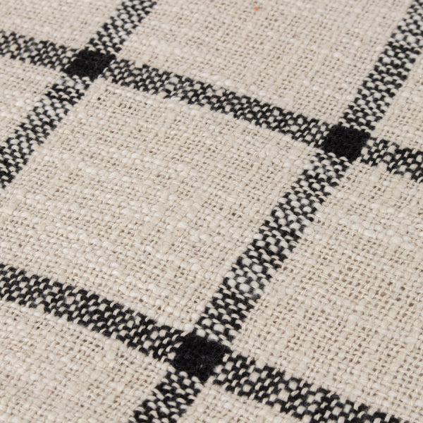 Beni 130x180 Throw Natural/black - Canwell Interiors Limited - Riva