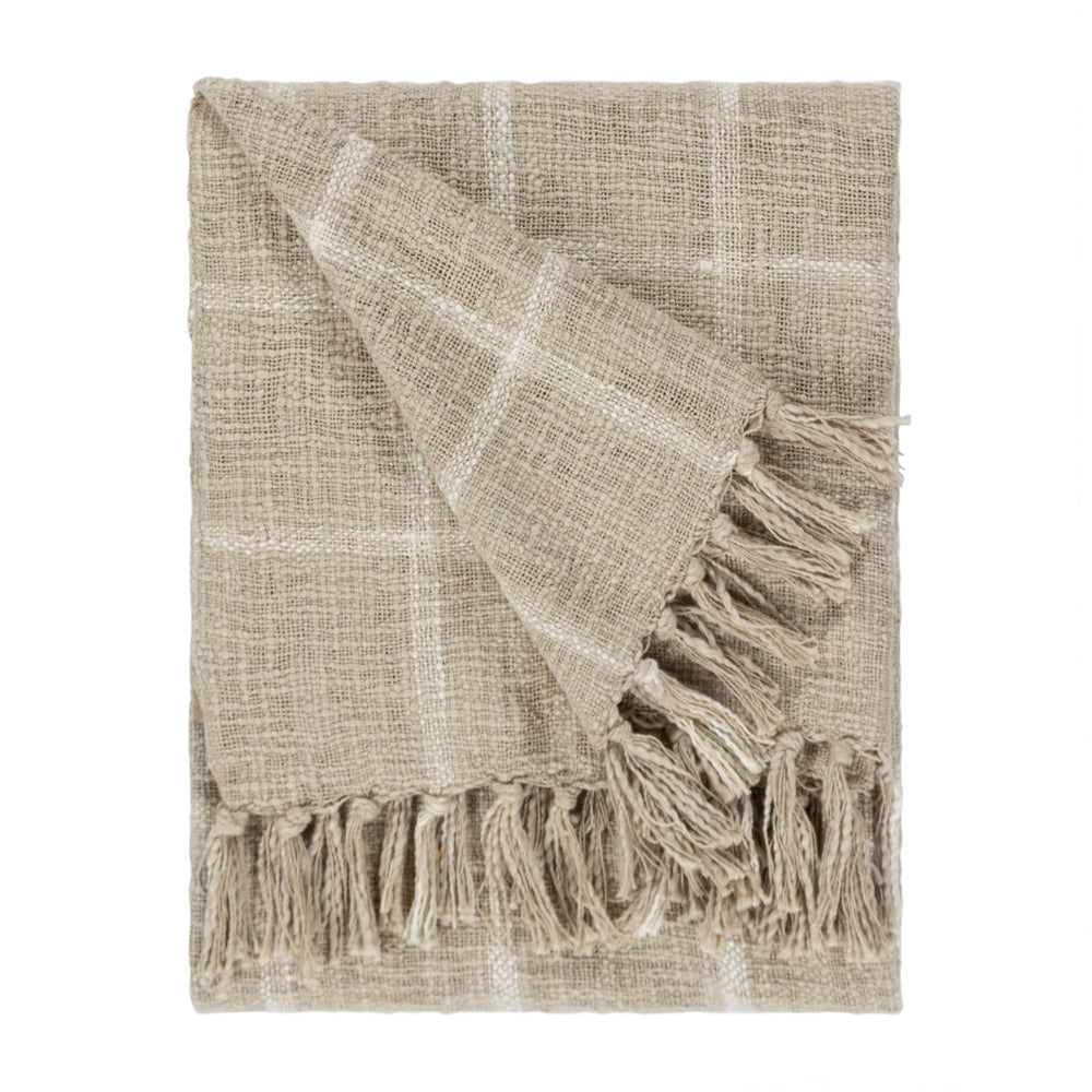 Beni 130x180 Throw Stone/natural - Canwell Interiors Limited - Riva