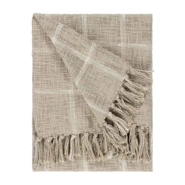 Beni 130x180 Throw Stone/natural - Canwell Interiors Limited - Riva