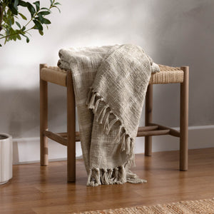 Beni 130x180 Throw Stone/natural - Canwell Interiors Limited - Riva
