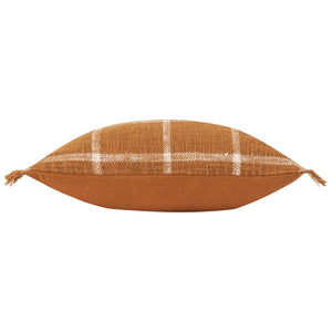 Beni 45x45 Feather Filled Cushion Ginger/natural - Canwell Interiors Limited - Riva