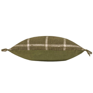 Beni 45x45 Feather Filled Cushion Moss/natural - Canwell Interiors Limited - Riva