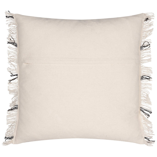 Beni 45x45 Feather Filled Cushion Natural/black - Canwell Interiors Limited - Riva