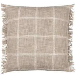 Beni 45x45 Feather Filled Cushion Stone/natural - Canwell Interiors Limited - Riva