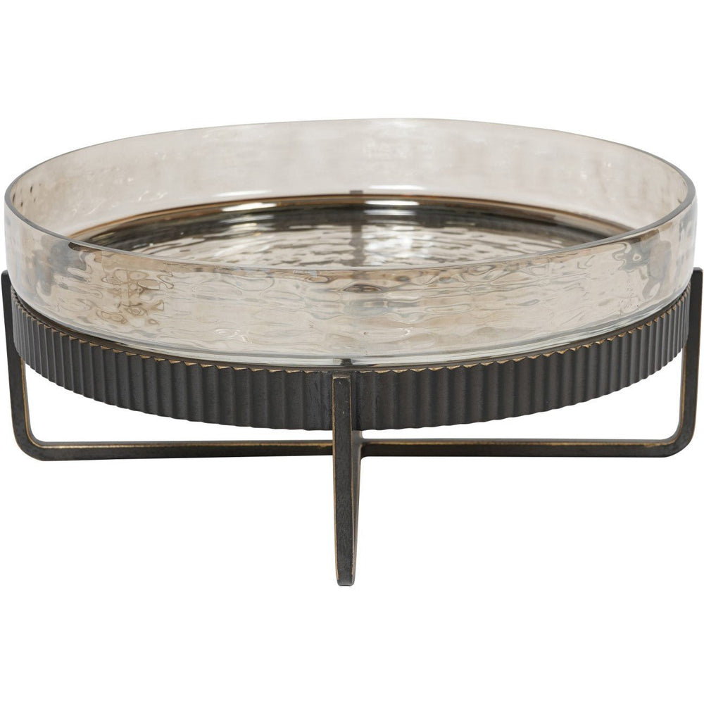 Beresford Glass Platter on Stand - XShowhome Limited - Libra