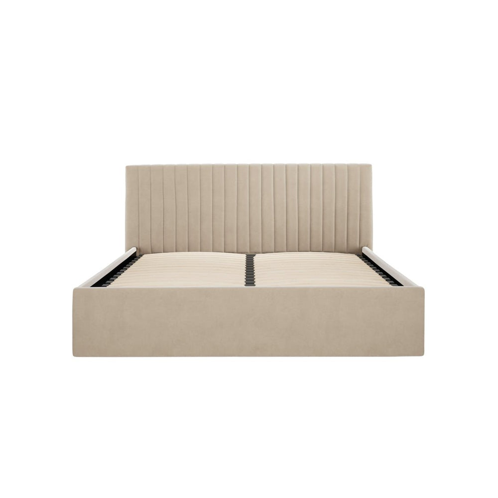 Berlin Beige Ottoman Double Bed - Canwell Interiors Limited - Canwell