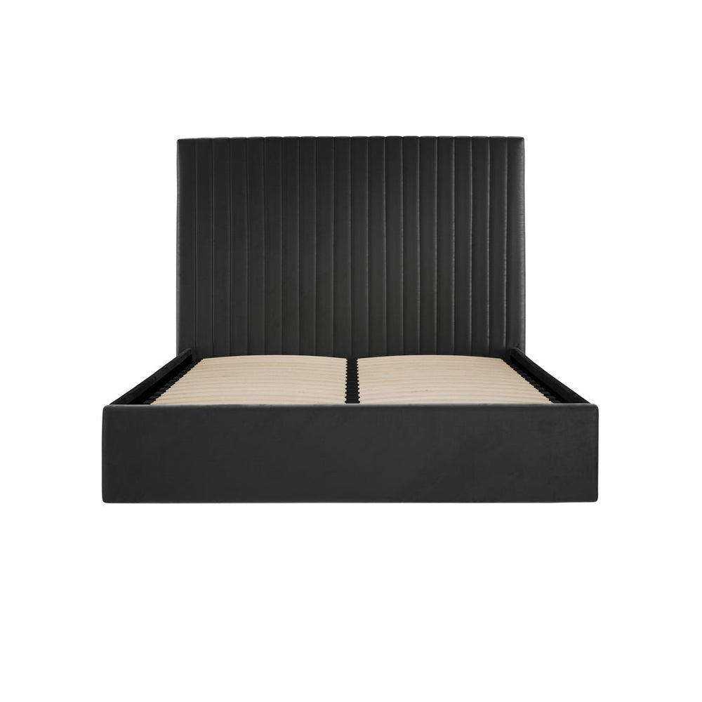 Berlin Black Tall Ottoman Double Bed - Canwell Interiors Limited - Canwell