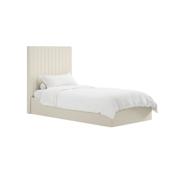 Berlin Milk Tall Ottoman King Size Bed - Canwell Interiors Limited - Canwell