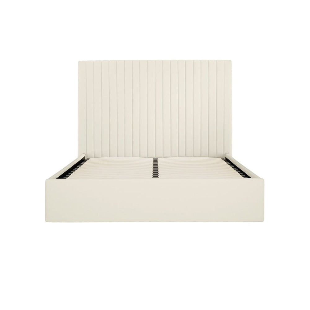 Berlin Milk Tall Ottoman King Size Bed - Canwell Interiors Limited - Canwell
