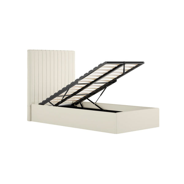 Berlin Milk Tall Ottoman King Size Bed - Canwell Interiors Limited - Canwell