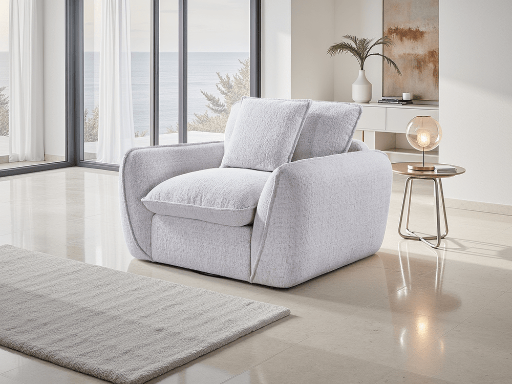 Berlin Sofa Beige Armchair - XShowhome Limited - Xshowhome