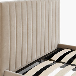 Berlin Beige Ottoman Single Bed | Xshowhome