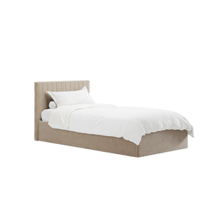 Berlin Beige Ottoman Single Bed | Xshowhome
