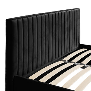 Berlin Black Ottoman King Size Bed | Xshowhome