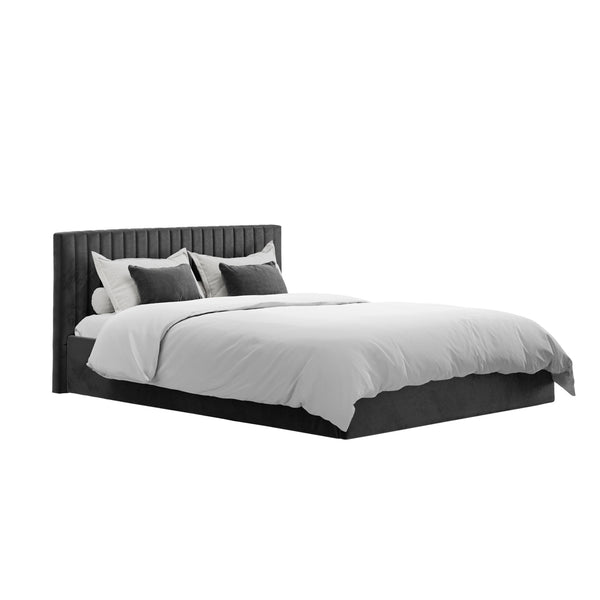 Berlin Black Ottoman King Size Bed | Xshowhome