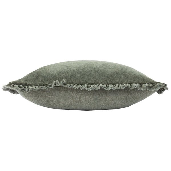 Bertie 45x45 Feather Filled Cushion Moss - Canwell Interiors Limited - Riva