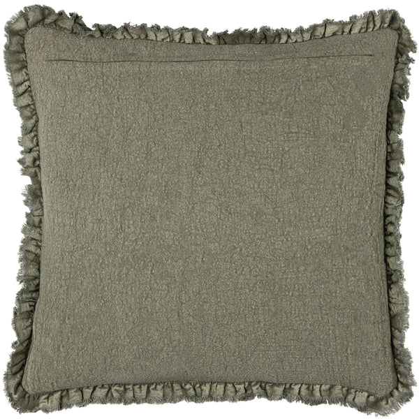 Bertie 45x45 Feather Filled Cushion Moss - Canwell Interiors Limited - Riva