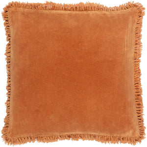 Bertie 45x45 Feather Filled Cushion Rust - Canwell Interiors Limited - Riva