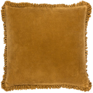 Bertie 45x45 Feather Filled Cushion Saffron - Canwell Interiors Limited - Riva