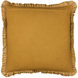 Bertie 45x45 Feather Filled Cushion Saffron - Canwell Interiors Limited - Riva