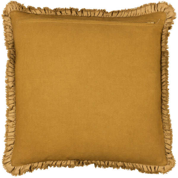 Bertie 45x45 Feather Filled Cushion Saffron - Canwell Interiors Limited - Riva