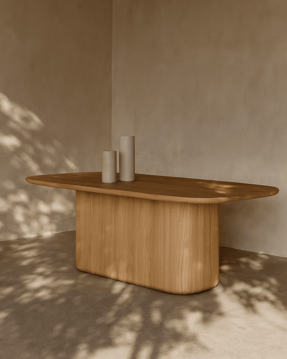 Berwick Dining Table - Single Pedestal- Ash Oak - XShowhome Limited - Tommy Franks
