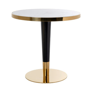 Bistro table Osteria black/white 80Ø - Canwell Interiors Limited - Richmond