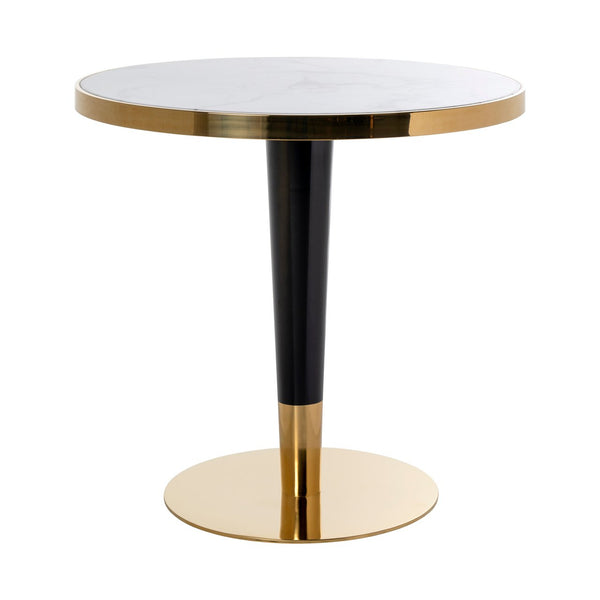 Bistro table Osteria black/white 80Ø - Canwell Interiors Limited - Richmond