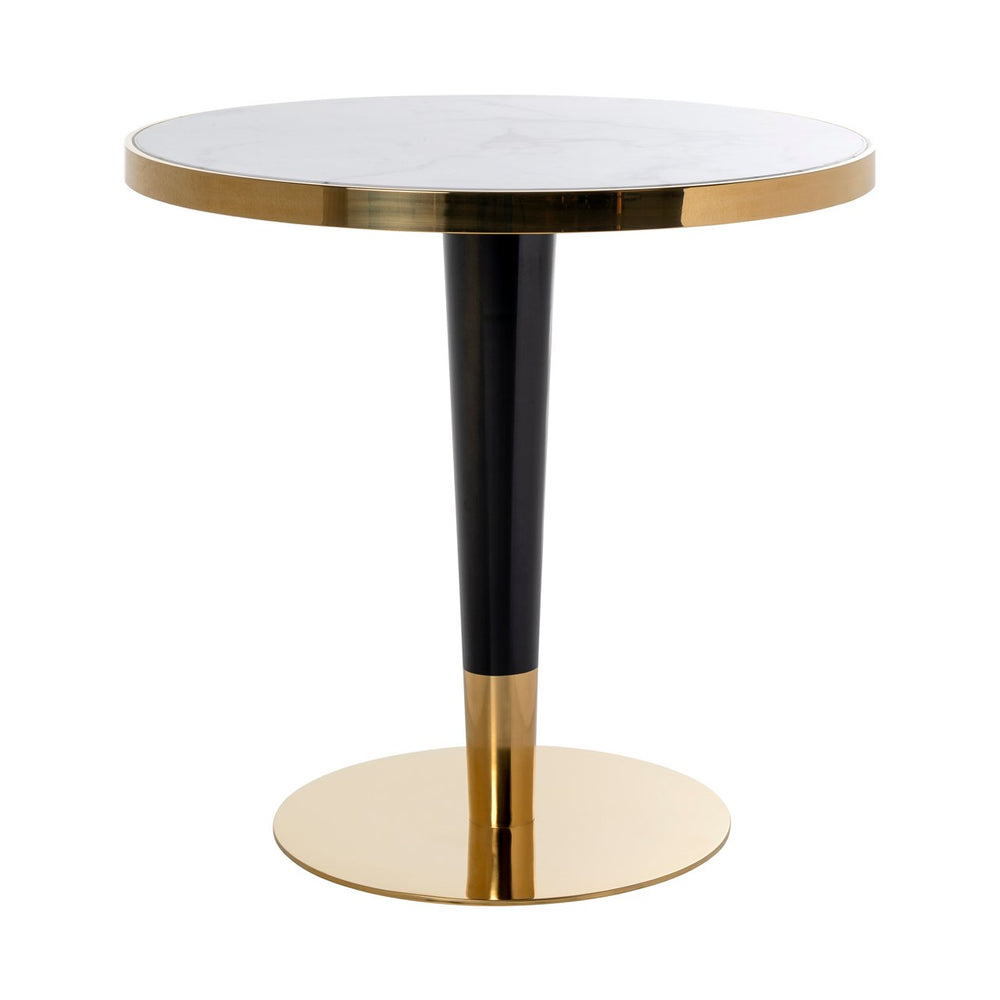 Bistro table Osteria black/white 80Ø - Canwell Interiors Limited - Richmond