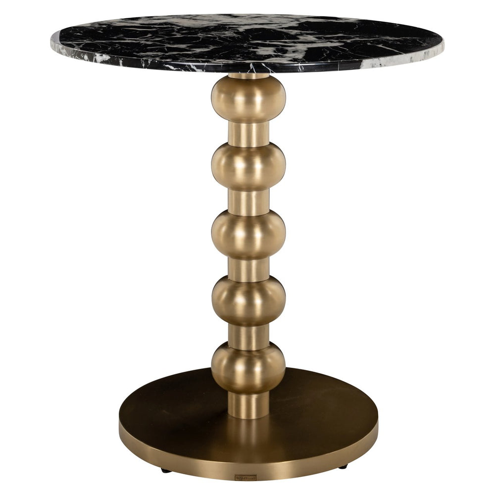 Bistro table Witlox black/gold 75Ø - Canwell Interiors Limited - Richmond