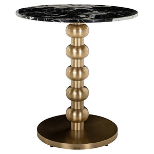 Bistro table Witlox black/gold 75Ø - Canwell Interiors Limited - Richmond