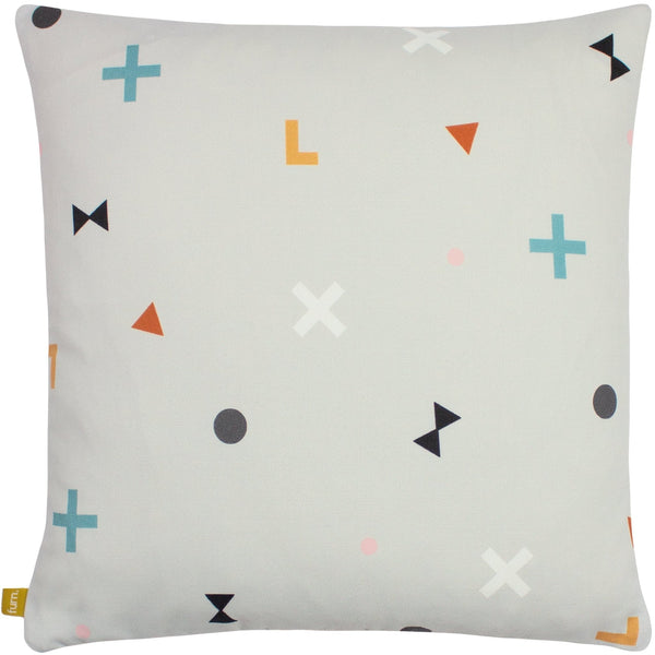 Bitsa 43x43 Feather Filled Cushion Blush - Canwell Interiors Limited - Riva