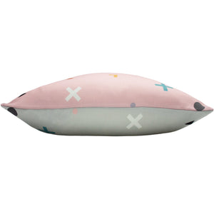 Bitsa 43x43 Feather Filled Cushion Blush - Canwell Interiors Limited - Riva