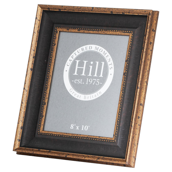 Black and Antique Gold Beaded 8x10 Photo Frame - Canwell Interiors Limited - Hills