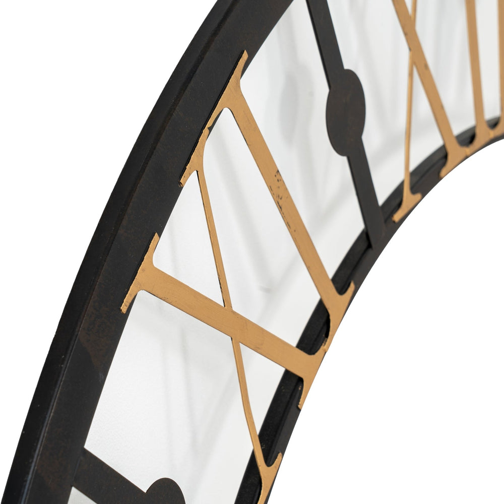 Black and Gold Skeleton Clock - Canwell Interiors Limited - Hills