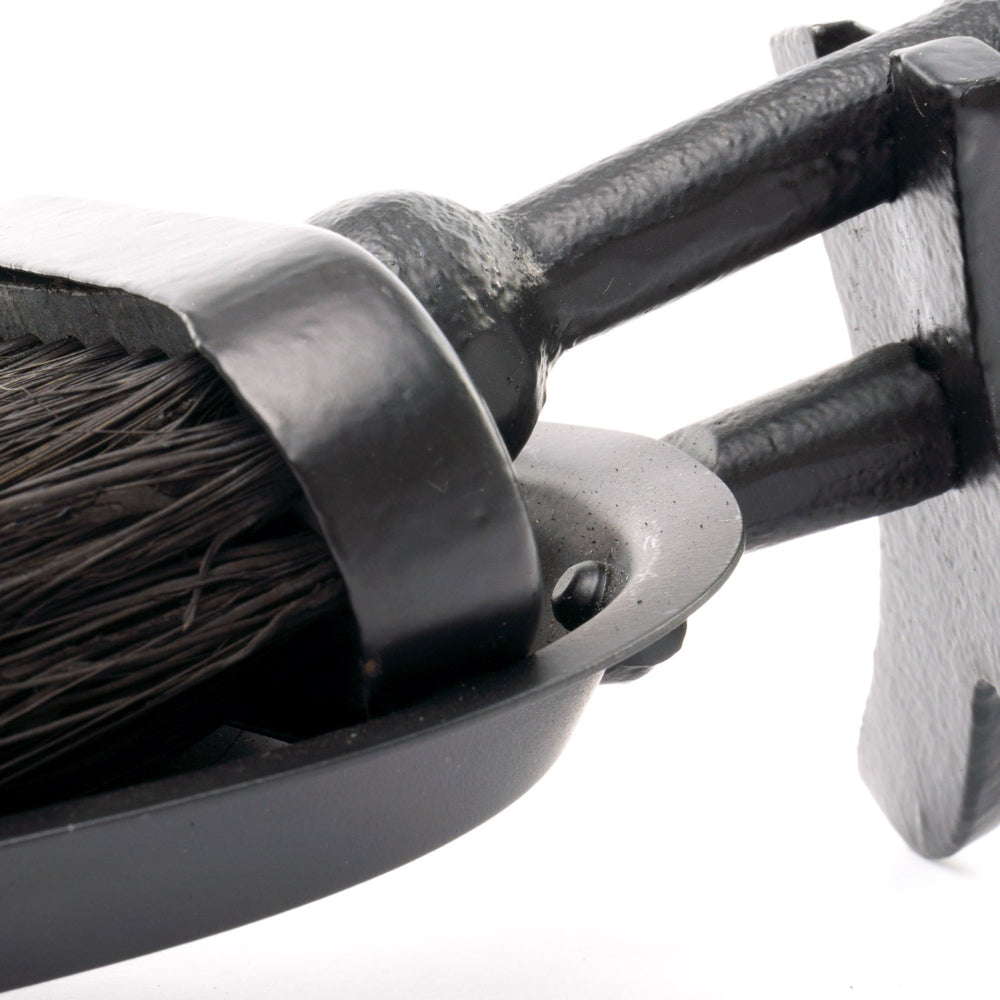 Black Crook Handled Hearth Tidy - Canwell Interiors Limited - Hills