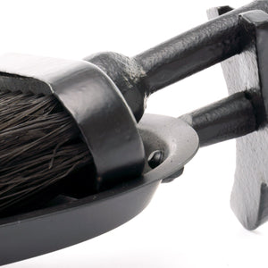 Black Crook Handled Hearth Tidy - Canwell Interiors Limited - Hills